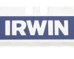 Irwin Lame De Couteau 10504241 Feuilles Trapézoïdales Bi-métal Bleues - 10 Par Paquet
