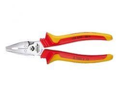 Gedore Pince Et Ciseaux 1550969 VDE 8250-200 H Pince Combinée VDE POWER Avec Manchon Isolant 200mm