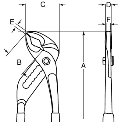 Bahco Pince Et Ciseaux 2971G-250 Pince Pour Pompe à Eau 250mm 1 Bahco Pince Et Ciseaux 2971G-250 Pince Pour Pompe à Eau 250mm