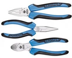 Gedore Pince Et Ciseaux 6701110 S 8003 JC Kit De Pinces, 3 Pièces