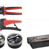 Wiha Pince Et Ciseaux 93001001 Jeu D'outils De Dénudage Et De Sertissage 5 Pièces Avec Embouts 500 Pièces Code Couleur 1 (FR) En L-Boxx Mini