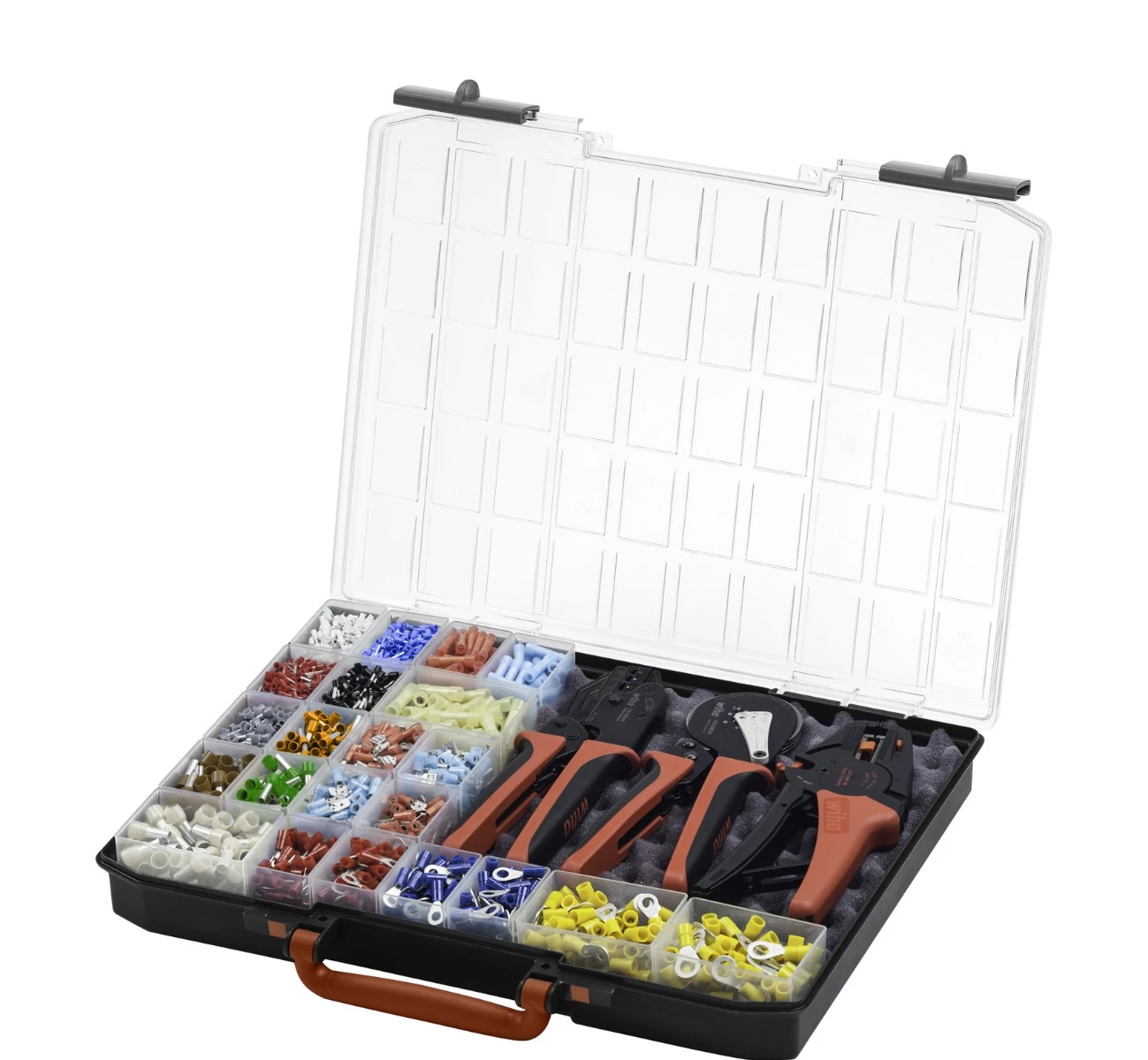 Wiha Pince Et Ciseaux 93001011 Jeu D'outils De Dénudage Et De Sertissage 4 Pièces Avec éléments De Connexion 2 600 Pièces Code Couleur 1 (FR) En Boîte D'assortiment 2 Wiha Pince Et Ciseaux 93001011 Jeu D'outils De Dénudage Et De Sertissage 4 Pièces Avec éléments De Connexion 2 600 Pièces Code Couleur 1 (FR) En Boîte D'assortiment – Image 2