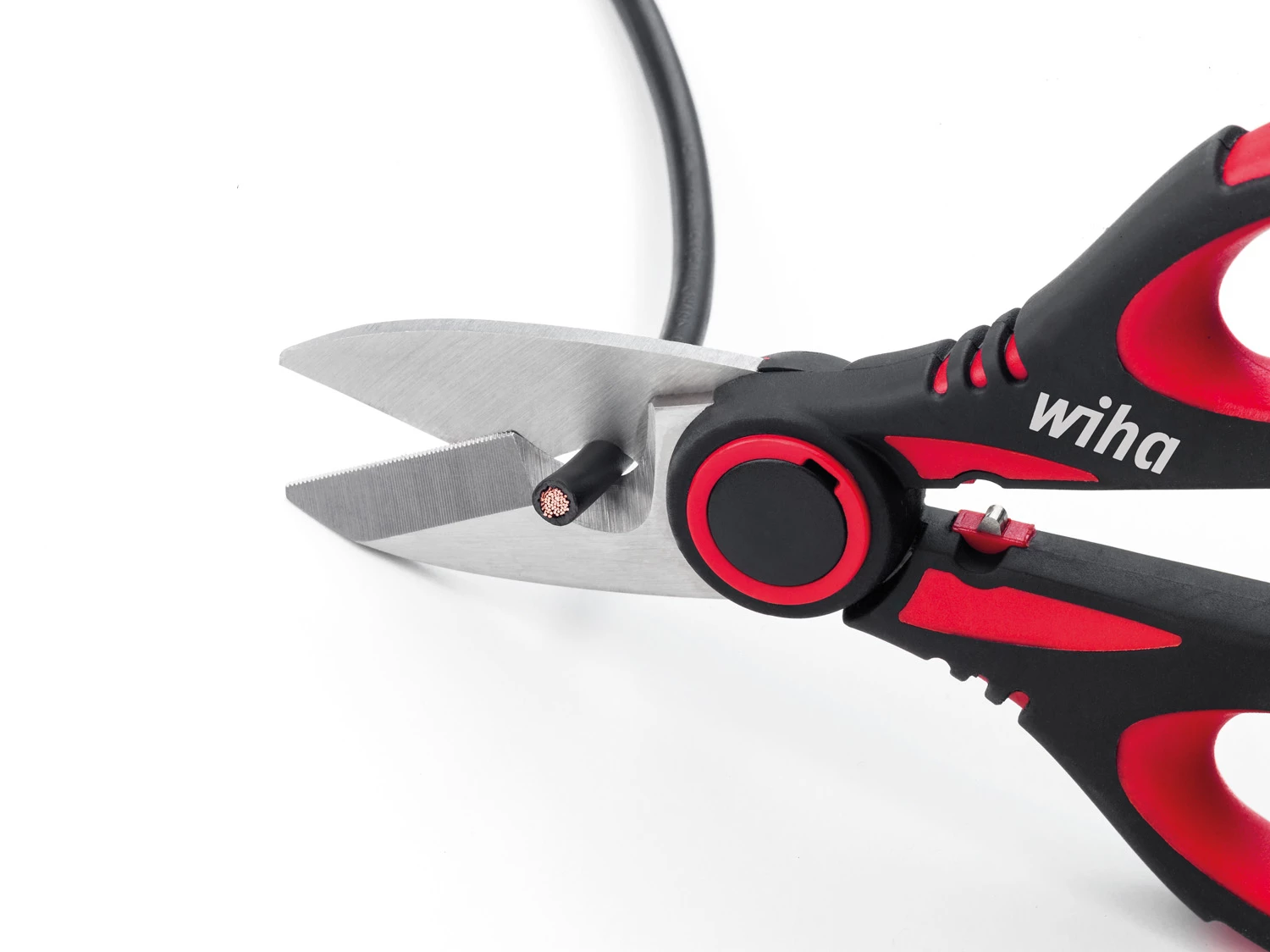 Wiha Pince Et Ciseaux Ciseaux D'électriciens Avec Fonction De Sertissage Sous Blister (41923) 160 Mm 3 Wiha Pince Et Ciseaux Ciseaux D'électriciens Avec Fonction De Sertissage Sous Blister (41923) 160 Mm – Image 3