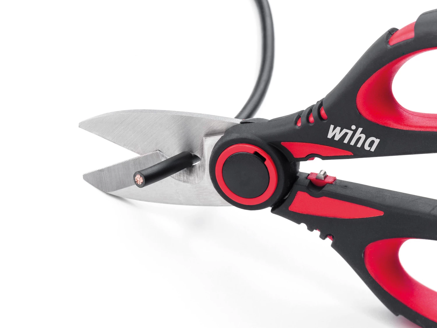 Wiha Pince Et Ciseaux Ciseaux D'électriciens Avec Fonction De Sertissage Sous Blister (41923) 160 Mm 1 Wiha Pince Et Ciseaux Ciseaux D'électriciens Avec Fonction De Sertissage Sous Blister (41923) 160 Mm