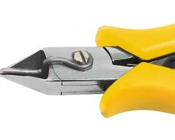 Wiha Pince Et Ciseaux Coupe-fil Professionnel ESD Large, TĂȘte Pointue Et Ressort De Serrage Du Fil Avec Petit Biseau 27446 115 Mm