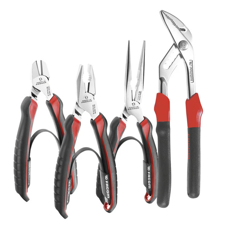 Facom Pince Et Ciseaux CPE.A1PB Jeu De 4 Pinces Standard Avec Poignées Ergonomiques 1 Facom Pince Et Ciseaux CPE.A1PB Jeu De 4 Pinces Standard Avec Poignées Ergonomiques