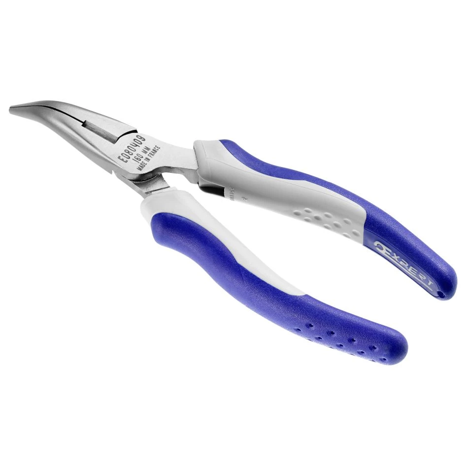 Facom Expert Pince Et Ciseaux E080409 Pince à Long Bec Avec Mâchoires Hémisphériques Coudées à 40° - 160 Mm 1 Facom Expert Pince Et Ciseaux E080409 Pince à Long Bec Avec Mâchoires Hémisphériques Coudées à 40° - 160 Mm
