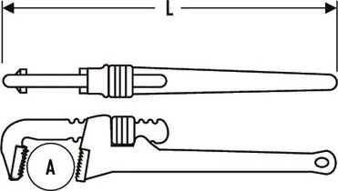 Facom Expert Pince Et Ciseaux E117825 Clé à Tube - 900 Mm 2 Facom Expert Pince Et Ciseaux E117825 Clé à Tube - 900 Mm – Image 2