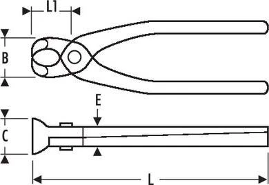 Facom Expert Pince Et Ciseaux E184182 Coupeur De Tête 280 Mm 2 Facom Expert Pince Et Ciseaux E184182 Coupeur De Tête 280 Mm – Image 2