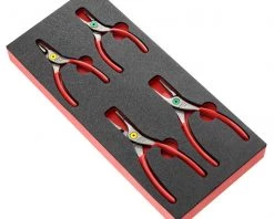 Facom Pince Et Ciseaux MODM.PCSN Module En Mousse Avec 4 Pinces à Circlips