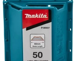 Makita Accessoires Lame De Couteau P-90607 Lame De Rechange (50 Pièces)