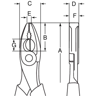 Bahco Pince Et Ciseaux Pince Combinée 2628 G-180 2 Bahco Pince Et Ciseaux Pince Combinée 2628 G-180 – Image 2