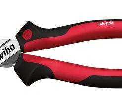 Wiha Pince Et Ciseaux Pince Combinée Industrielle Avec DynamicJoint® Et OptiGrip Avec Tranchant Extra Long En Blister 34307 180 Mm