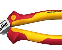 Wiha Pince Et Ciseaux Pince Combinée Industrielle électrique Avec DynamicJoint® Et OptiGrip Avec Tranchant Extra Long 33186 180 Mm