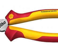 Wiha Pince Et Ciseaux Pince Combinée Professional électrique Avec DynamicJoint® Et OptiGrip Avec Tranchant Extra-long Sous Blister (27419) 200 Mm