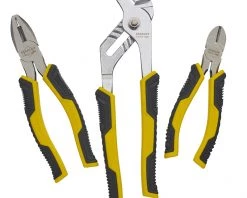 Stanley Pince Et Ciseaux STHT0-74471 Kit De Pinces Dynagrip CG Pince à Pompe à Eau 3 Pièces