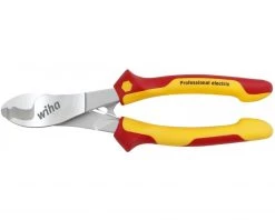Wiha Pince Et Ciseaux Z50321006SB Coupe-câbles électrique Professionnel Avec Ressort D'ouverture Commutable 210 Mm, 8 1/4".